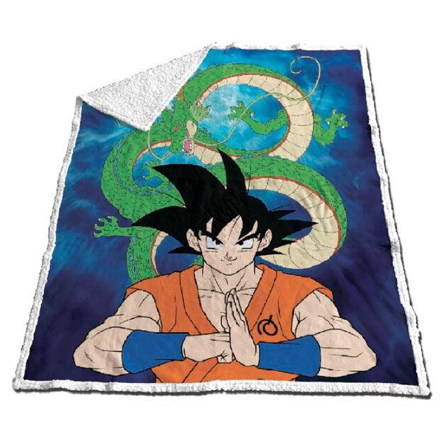 Dragon Ball Z coral Sherpa blanket 120x150cm - TOEI Animation - Ginga Toys