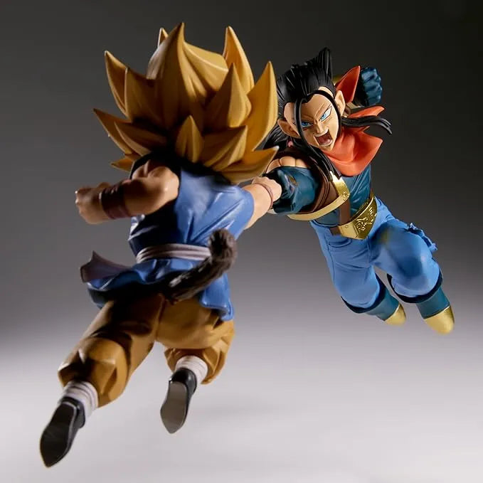 Dragon Ball Z Match Makers Super Android 17 (vs. Super Saiyan Goku) Figure - Ginga Toys