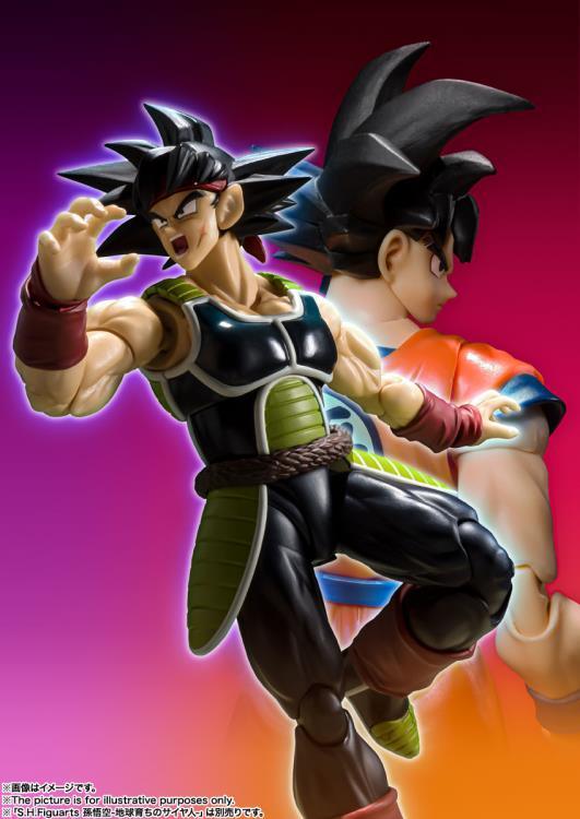 Dragon Ball Z S.H.Figuarts Bardock (Reissue) Action Figure - Bandai - Ginga Toys