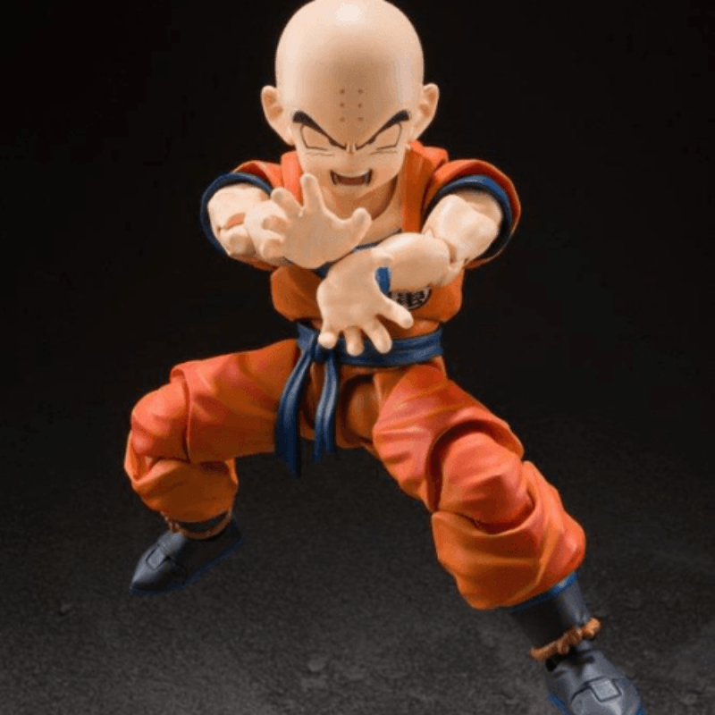 Dragon Ball Z S.H.Figuarts Earth's Strongest Man Krillin Action Figure - Bandai - Ginga Toys