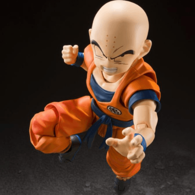 Dragon Ball Z S.H.Figuarts Earth's Strongest Man Krillin Action Figure - Bandai - Ginga Toys