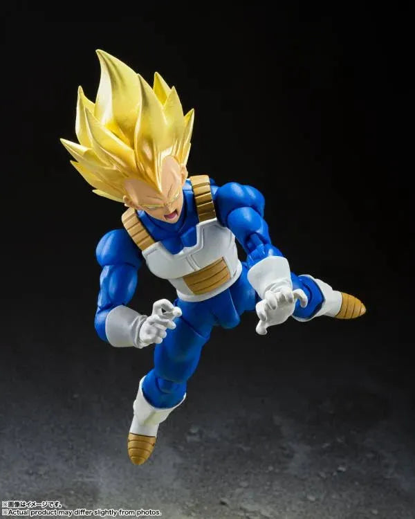 Dragon Ball Z S.H.Figuarts Super Saiyan Vegeta Figure (Awakening Super Saiyan Blood) - Ginga Toys