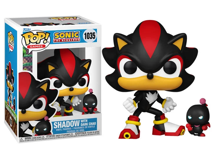 Funko Pop! & Buddy: Sonic the Hedgehog - Shadow with Dark Chao Figure #1035