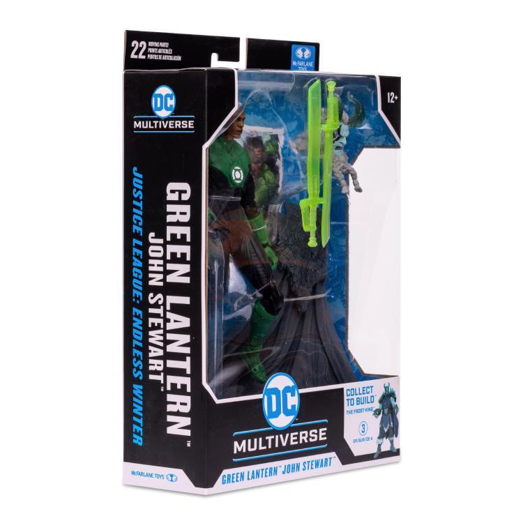 Endless Winter DC Multiverse John Stewart Green Lantern Action Figure (Collect to Build: Frost King) - McFarlane Toys - Ginga Toys