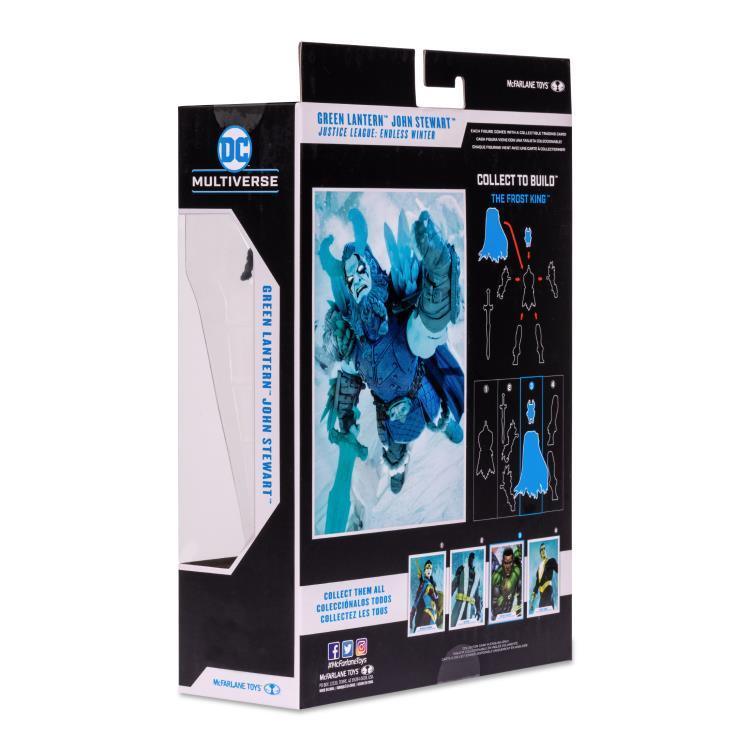 Endless Winter DC Multiverse John Stewart Green Lantern Action Figure (Collect to Build: Frost King) - McFarlane Toys - Ginga Toys