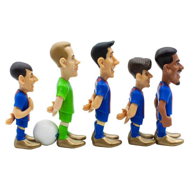 FC Barcelona MINIX 5-Pack Football Players Figure 7cm - Minix - Ginga Toys