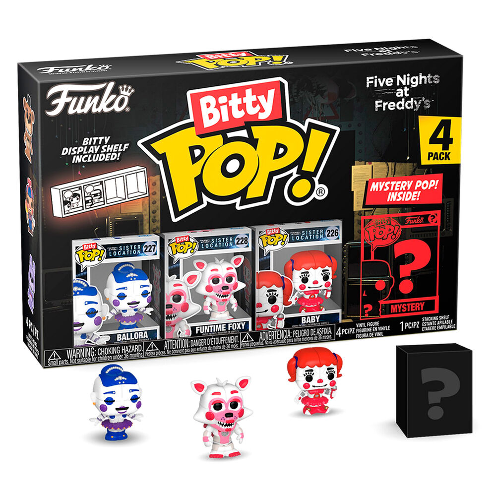 Five Nights at Freddy's Bitty Pop! Ballora Four-Pack - Ginga Toys