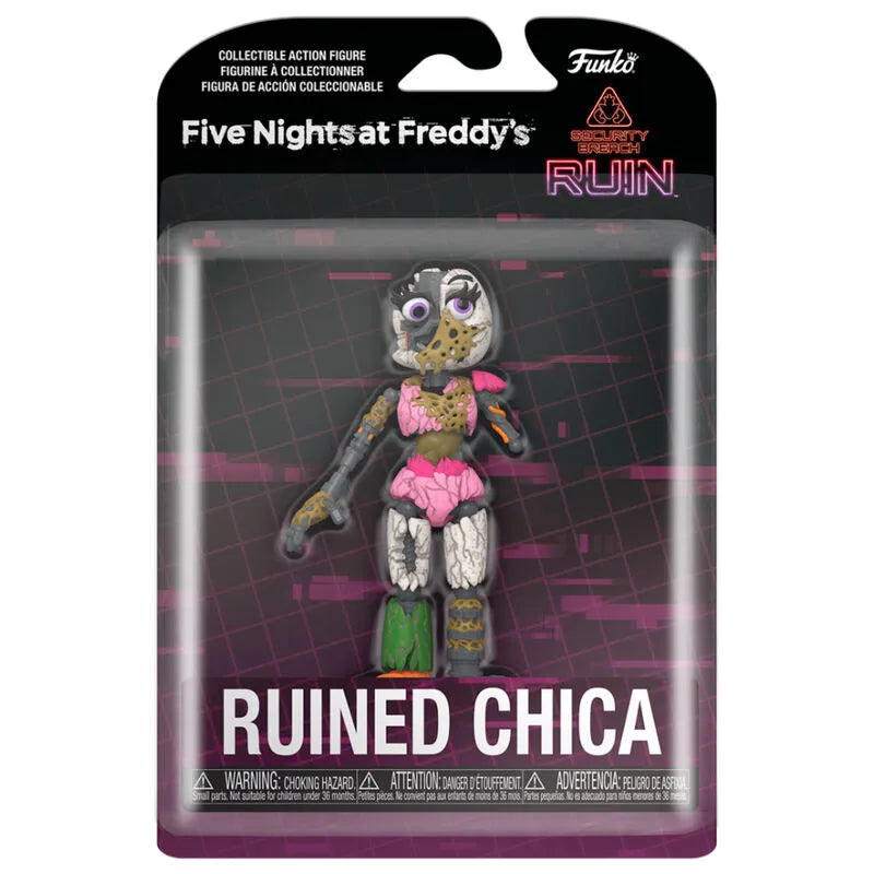 Five Nights at Freddy's: Security Breach Ruined Chica Action Figure - Ginga Toys