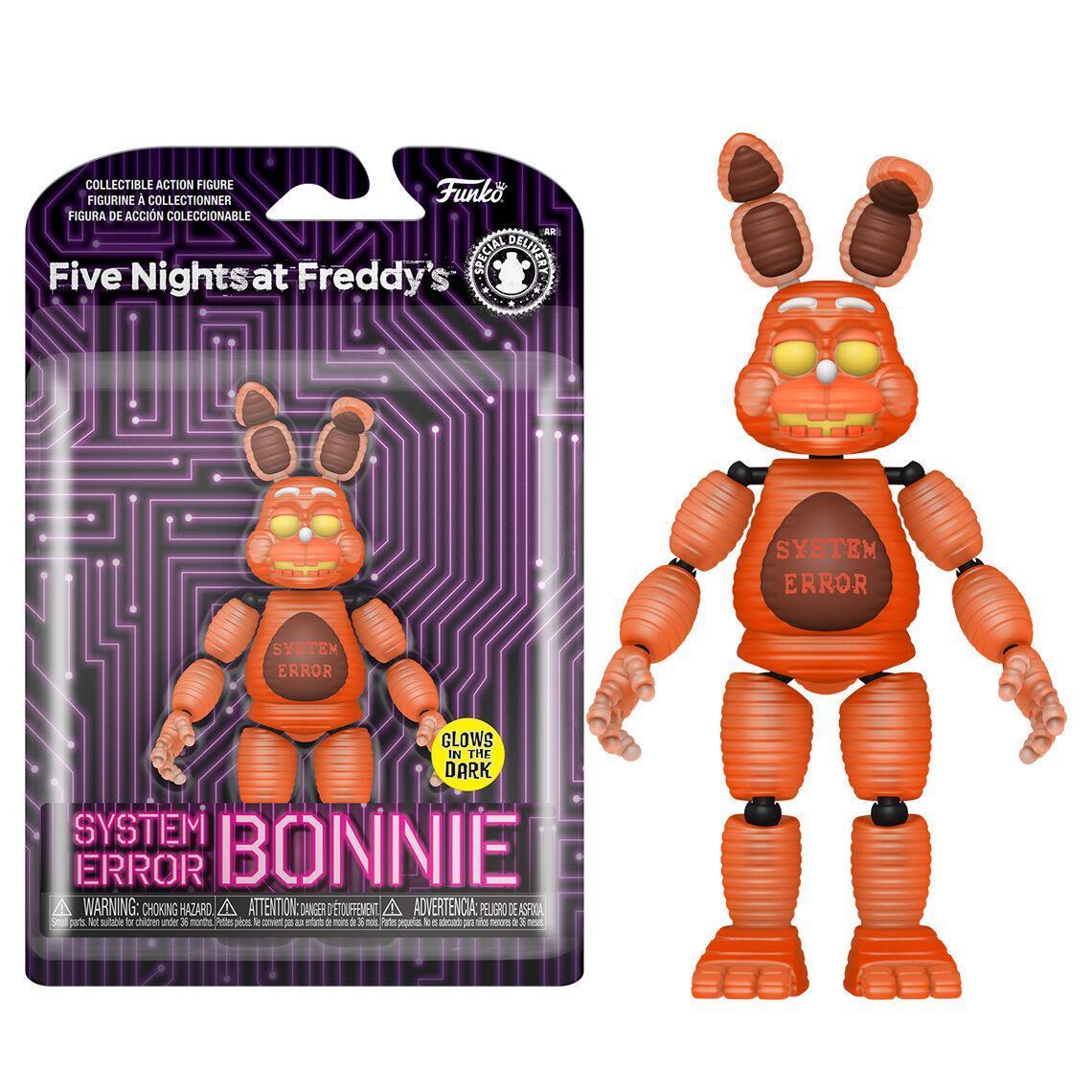 Funko Action Figure: Five Nights at Freddy's - SYSTEM ERROR BONNIE (GLOW IN THE DARK) - Funko - Ginga Toys