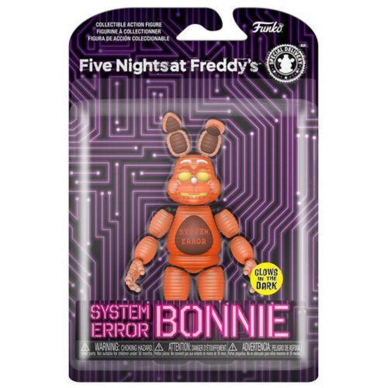 Funko Action Figure: Five Nights at Freddy's - SYSTEM ERROR BONNIE (GLOW IN THE DARK) - Funko - Ginga Toys