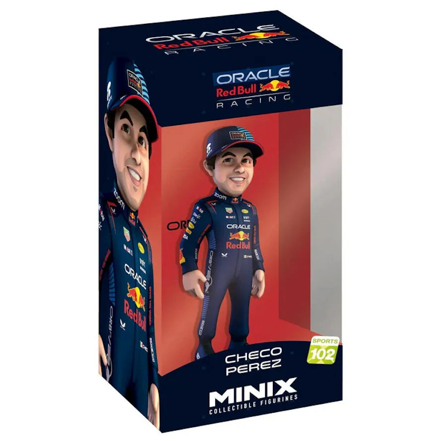 Formula 1 Oracle Red Bull Racing Minix - Checo Perez Collectible Figure 12cm - Ginga Toys