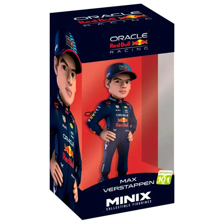 Formula 1 Oracle Red Bull Racing Minix - Max Verstappen Collectible Figure 12cm - Ginga Toys