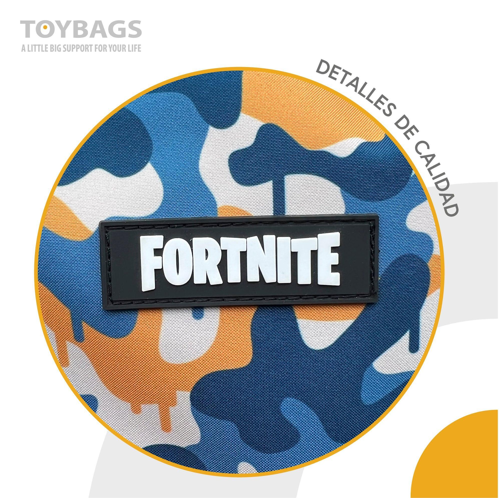 Fortnite Blue Camo American Style Kids Backpack - Toybags - Ginga Toys