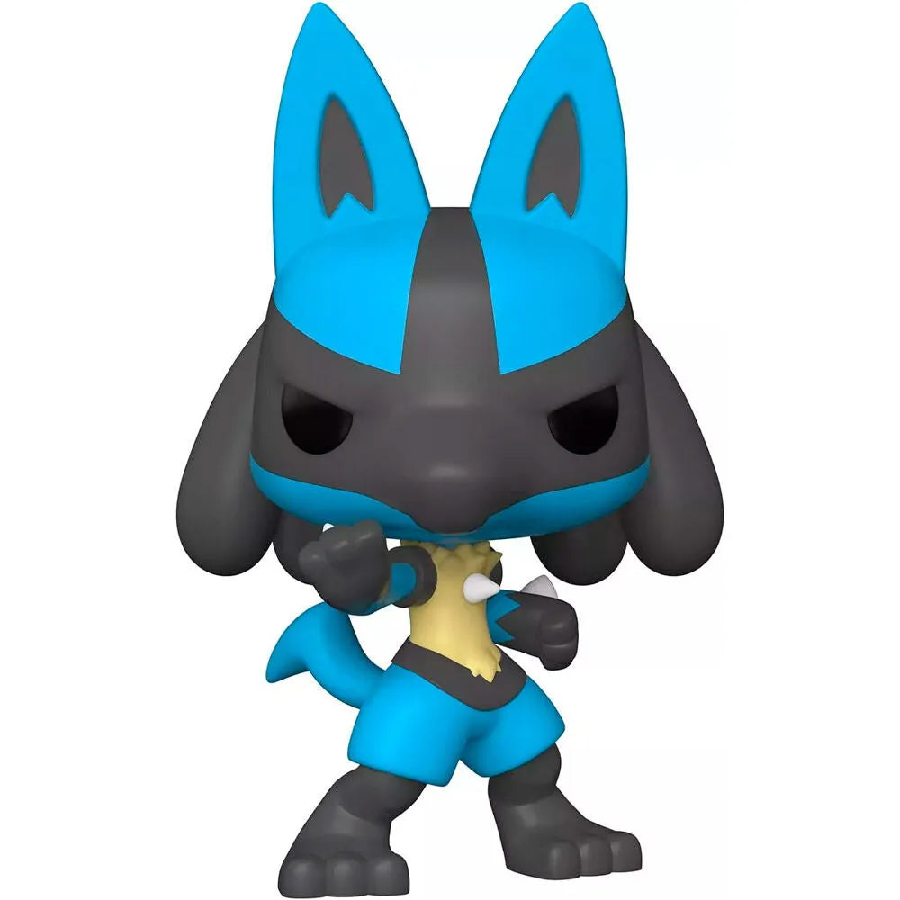 Funko 10" Pop! Games: Pokémon - Jumbo Lucario Figure #863 - Ginga Toys