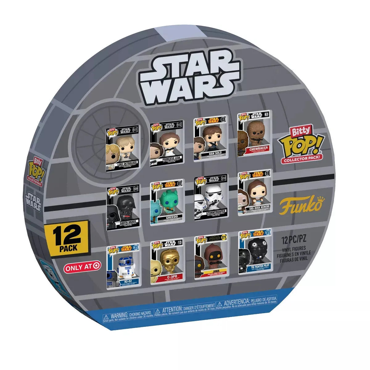 Funko Bitty POP! Star Wars Collector's Pack Vinyl Figures - 12-Pack Figures Collection - Ginga Toys