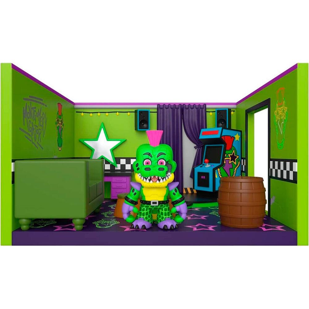 Funko Five Nights at Freddy's: Security Breach SNAPS! Montgomery Gator with Dressing Room Figure Playset - Funko - Ginga Toys