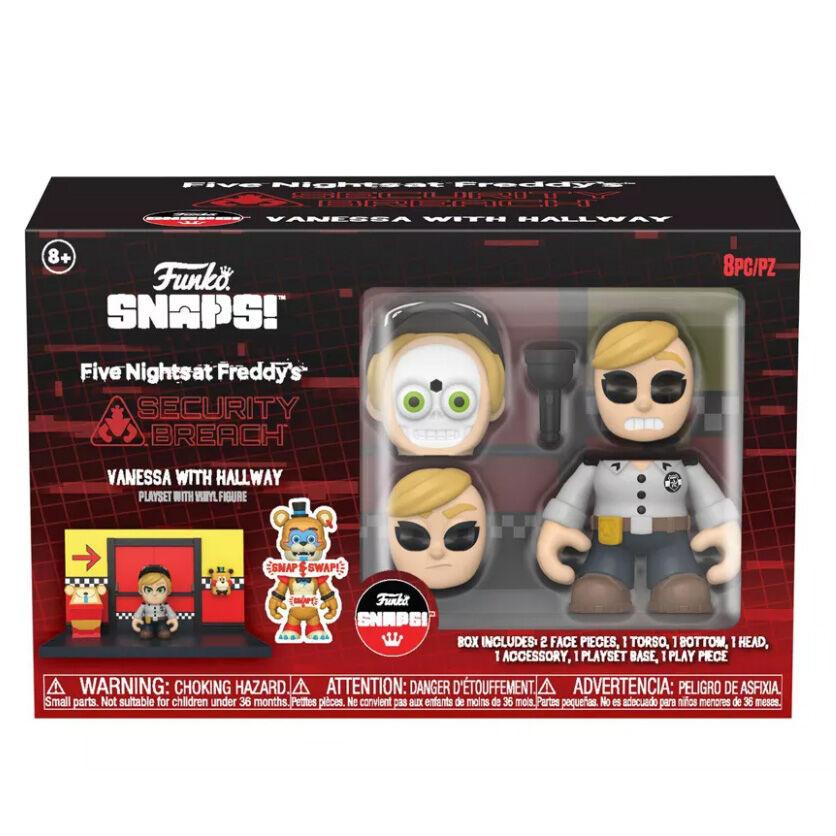 Funko Five Nights at Freddy's: Security Breach SNAPS! Vanessa with Hallway Figure Playset - Funko - Ginga Toys