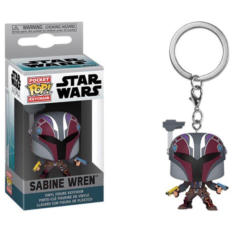 Funko Pocket Pop! Keychain: Ahsoka - Sabine Wren Figure - Funko - Ginga Toys