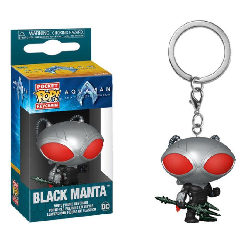 Funko Pocket Pop! Keychain: Aquaman and the Lost Kingdom - Black Manta w/ Trident Vinyl Figure - Funko - Ginga Toys