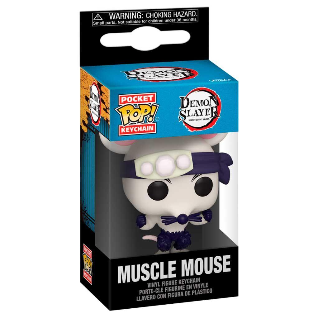 Funko Pocket Pop! Keychain: Demon Slayer: Kimetsu no Yaiba - Muscle Mouse Figure - Ginga Toys