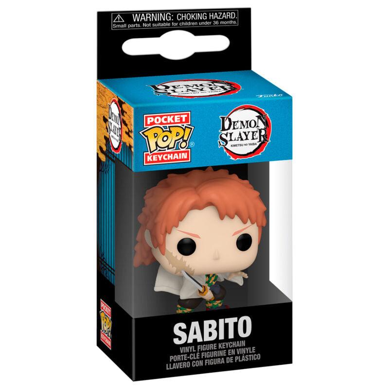 Funko Pocket Pop! Keychain: Demon Slayer: Kimetsu no Yaiba - Sabito Vinyl Figure - Ginga Toys