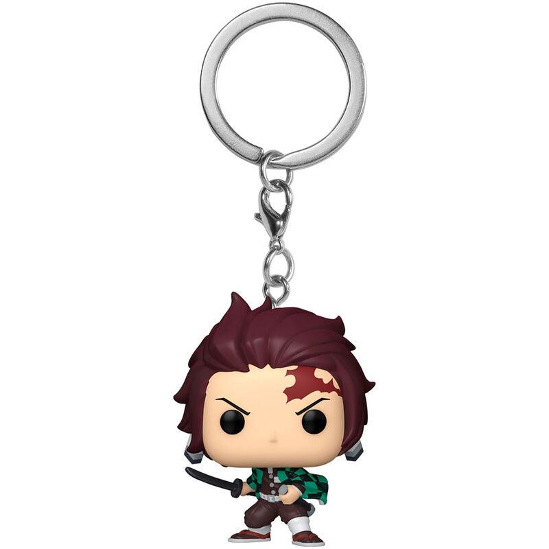 Funko Pocket Pop! Keychain: Demon Slayer: Kimetsu no Yaiba - Tanjiro Kamado Figure - Ginga Toys