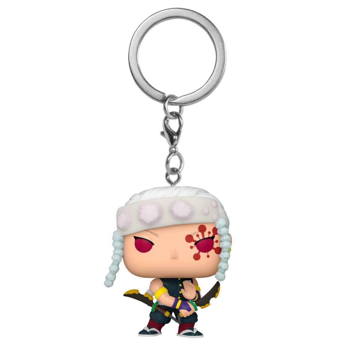 Funko Pocket Pop! Keychain: Demon Slayer: Kimetsu no Yaiba - Tengen Uzui Figure - Ginga Toys