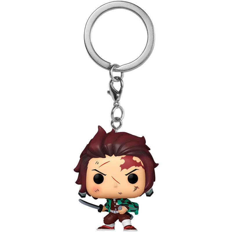 Funko Pocket Pop! Keychain: Demon Slayer - Tanjiro Kamado Figure - Ginga Toys