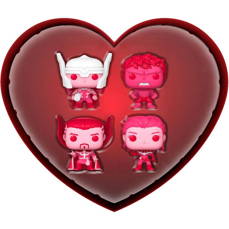 Funko Pocket POP: Marvel Classics Valentine Box 4 Piece - Funko - Ginga Toys