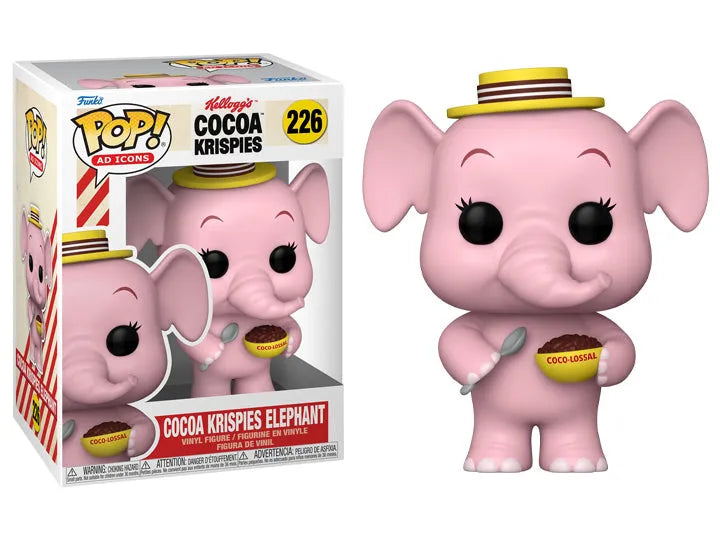 Funko Pop! Ad Icons: Kellogg's Cocoa Krispies Elephant Vinyl Figure #226 - Ginga Toys