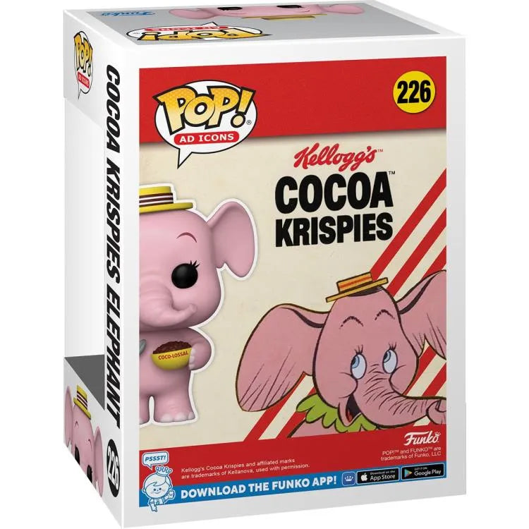 Funko Pop! Ad Icons: Kellogg's Cocoa Krispies Elephant Vinyl Figure #226 - Ginga Toys