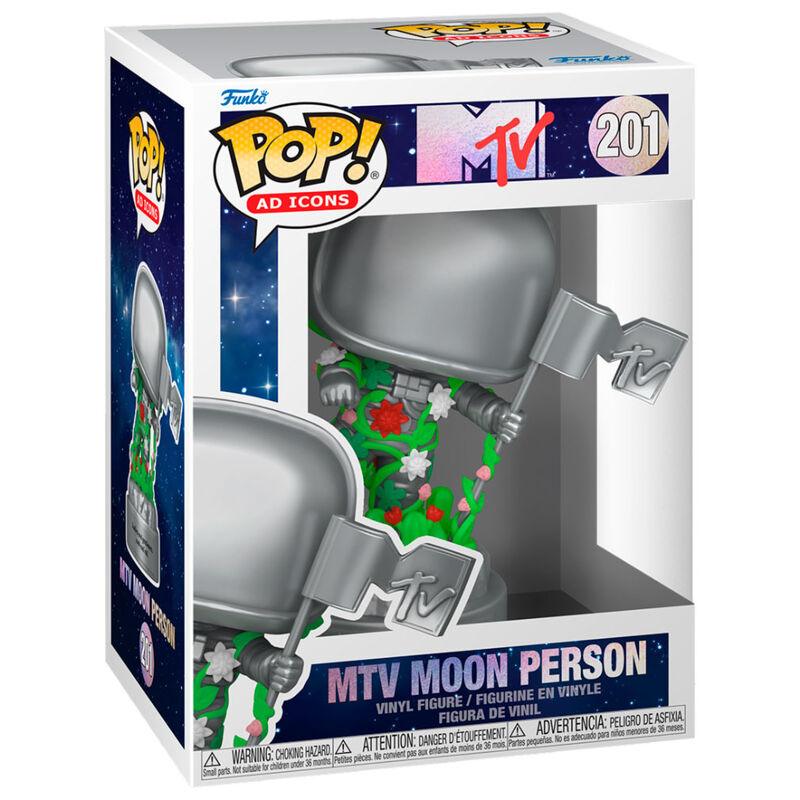 Funko Pop! Ad Icons: MTV 40th Anniversary - Moon Person Vinyl Figure #201 - Funko - Ginga Toys