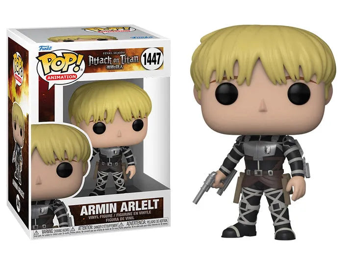 Funko Pop! Animation: Attack on Titan: Final Season - Armin Arlert Figure #1447 - Ginga Toys