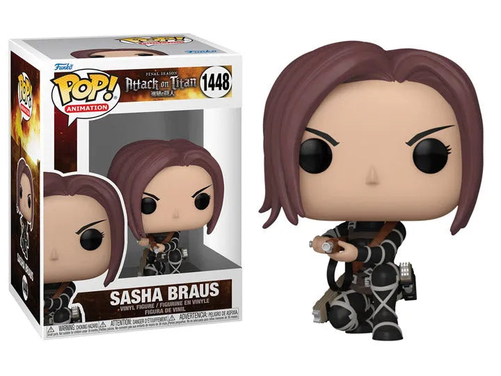 Funko Pop! Animation: Attack on Titan: Final Season - Sasha Braus Figure #1448 - Ginga Toys