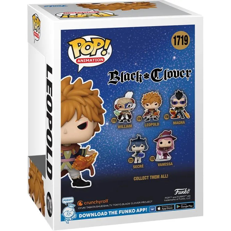 Funko Pop! Animation: Black Clover - Leopold Vermillion Vinyl Figure #1719 - Ginga Toys