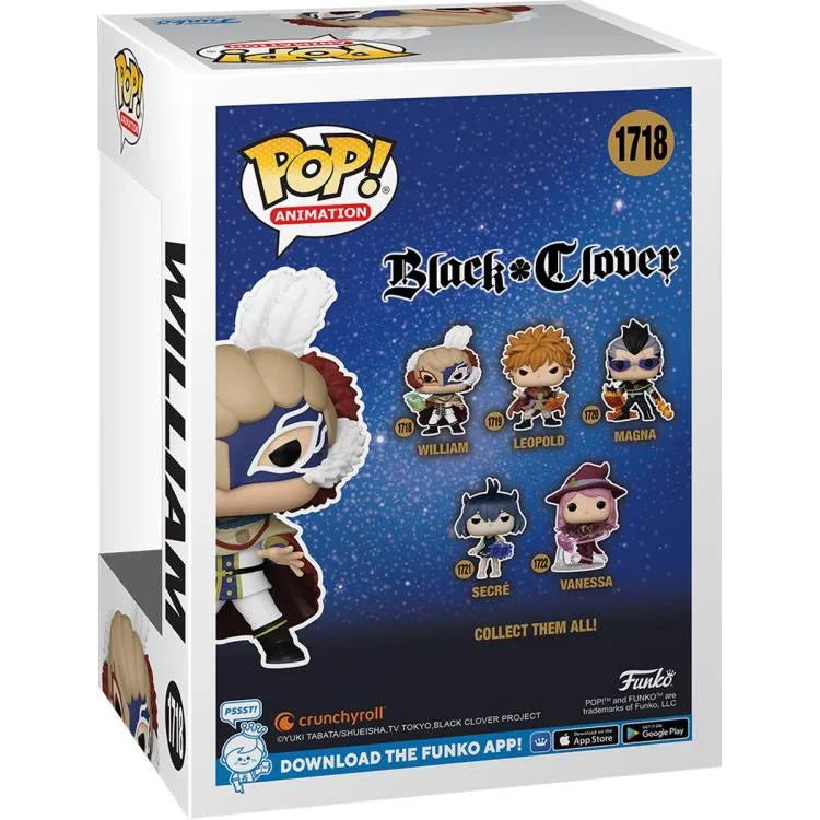 Funko Pop! Animation: Black Clover - William Vangeance Vinyl Figure #1718 - Ginga Toys