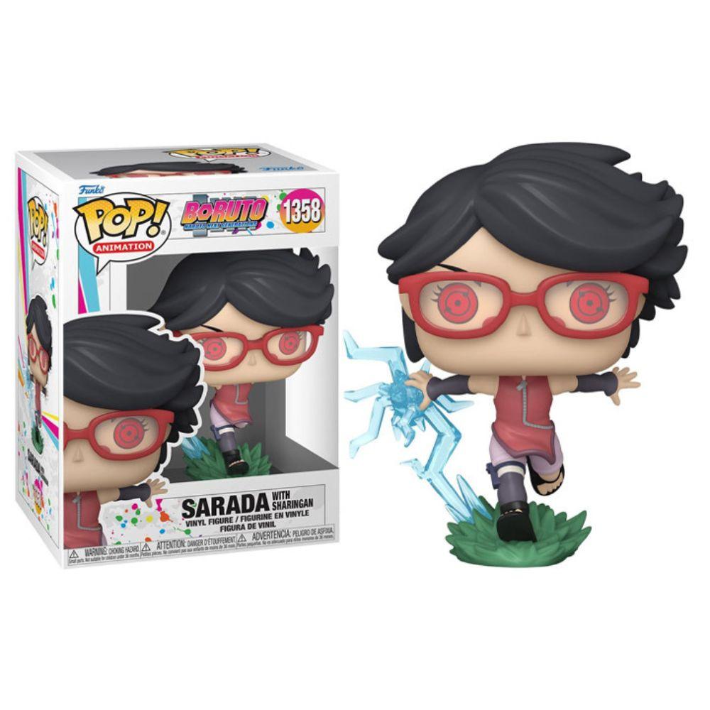 Funko Pop! Animation: Boruto: Naruto - Sarada with Sharingan Figure #1358 - Funko - Ginga Toys