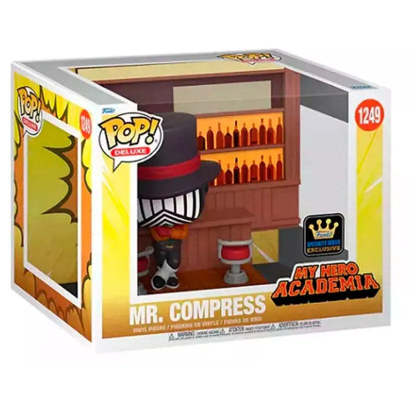 Funko Pop! Animation Deluxe: My Hero Academia - Specialty Series Mr. Compress in Hideout Vinyl Figure #1249 - Ginga Toys