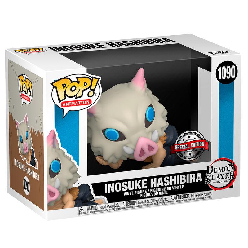 Funko Pop! Animation: Demon Slayer - Inosuke Hashibira Exclusive Figure #1090 - Funko - Ginga Toys