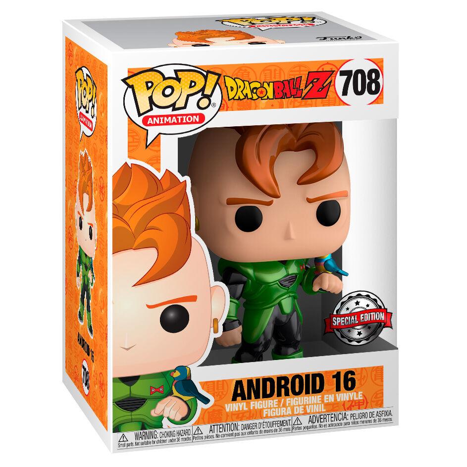 Funko Pop! Animation: Dragon Ball Z - Android 16 Exclusive Figure #708 - Funko - Ginga Toys