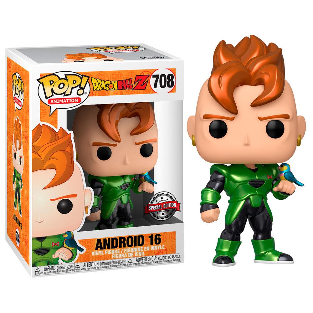 Funko Pop! Animation: Dragon Ball Z - Android 16 Exclusive Figure #708 - Funko - Ginga Toys