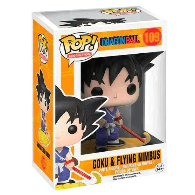 Funko Pop! Animation: Dragon Ball Z Goku & Nimbus Figure #109 - Ginga Toys