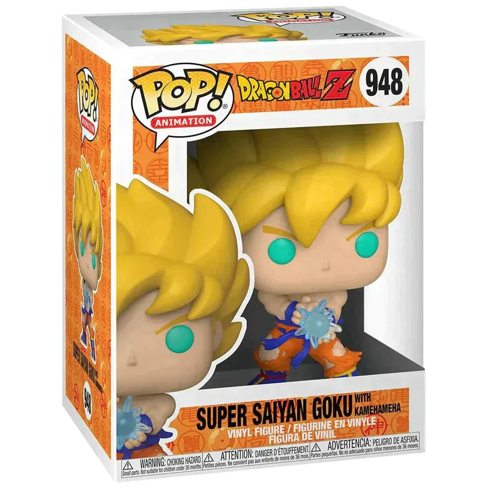 POP figure Dragon Ball Z - Super Saiyan Goku with Kamehameha - Funko - Ginga Toys