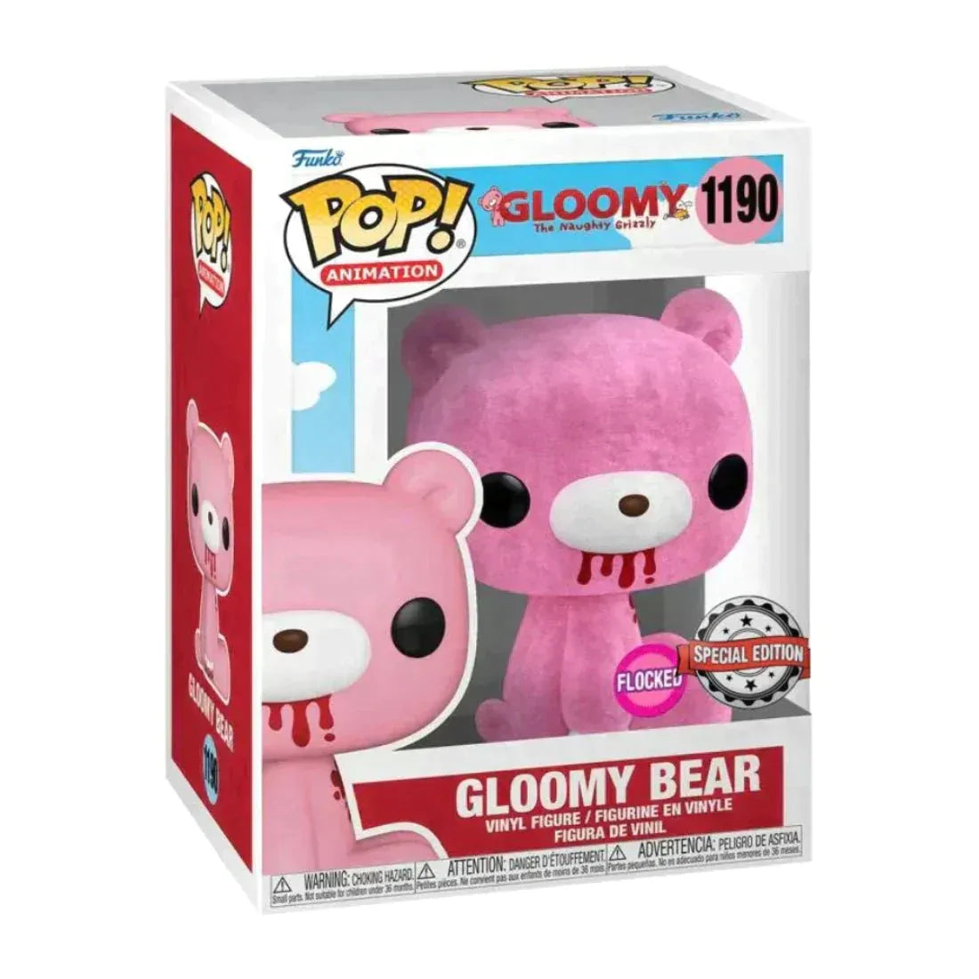 Funko Pop! Animation Gloomy - Gloomy Bear Flocked Special Edition Vinyl Figure #1190 - Funko - Ginga Toys