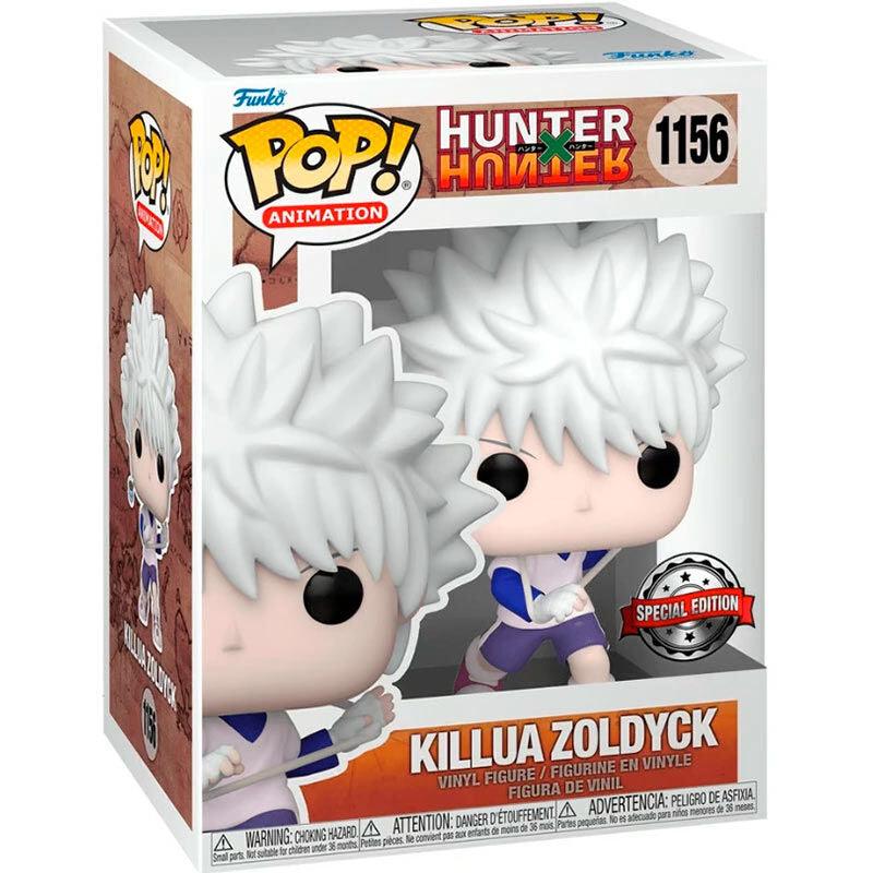 Funko Pop! Animation: Hunter x Hunter - Killua Zoldyck Exclusive Figure #1156 - Funko - Ginga Toys