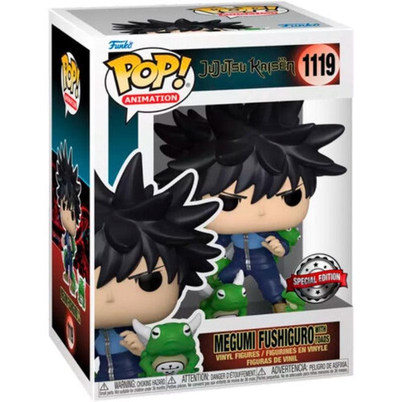 Pop! Animation: Jujutsu Kaisen - Megumi Fushiguro with Toads Exclusive Vinyl Figure #1119 - Funko - Ginga Toys