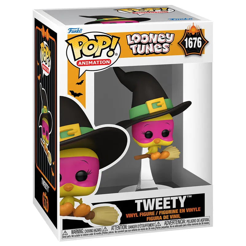 Funko Pop! Animation: Looney Tunes - Tweety in Witch Costume Vinyl Figure #1676 - Ginga Toys