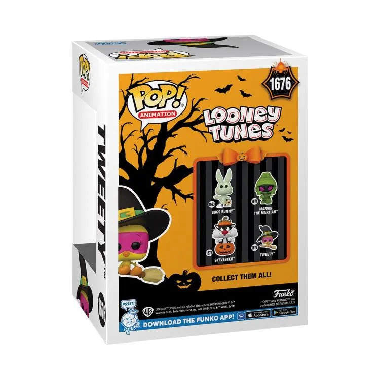 Funko Pop! Animation: Looney Tunes - Tweety in Witch Costume Vinyl Figure #1676 - Ginga Toys