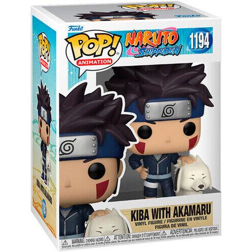 Funko Pop! Animation: Naruto Shippuden Kiba with Akamaru Figure #1194 - Ginga Toys