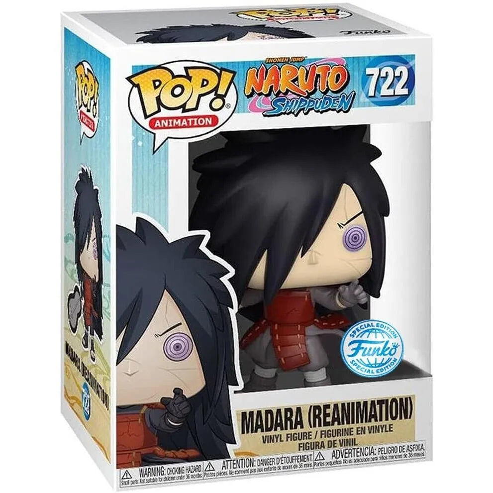 Funko Pop! Animation: Naruto Shippuden - Madara Exclusive Figure #722 (Reanimation) - Ginga Toys